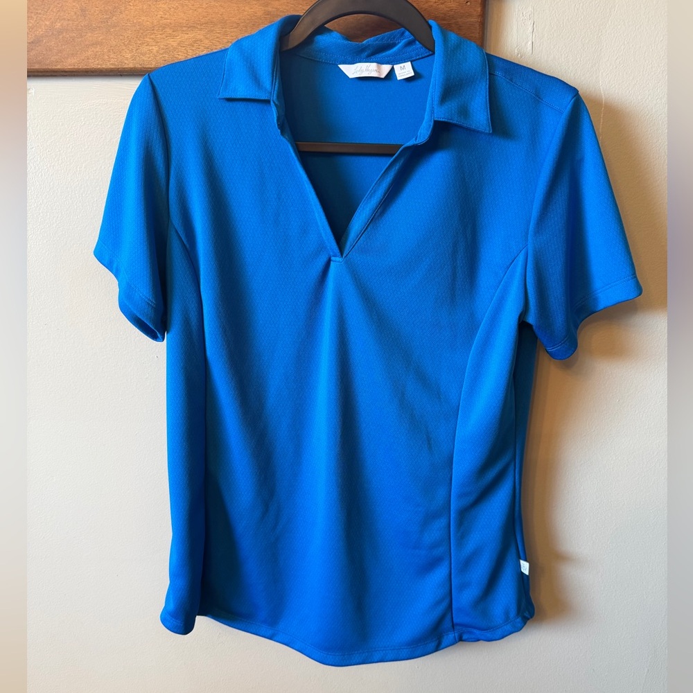 Lady Hagen Royal Blue Button Down Shirt